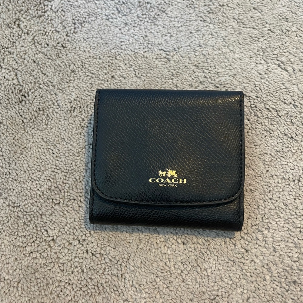 Coach Black Bifold Wallet